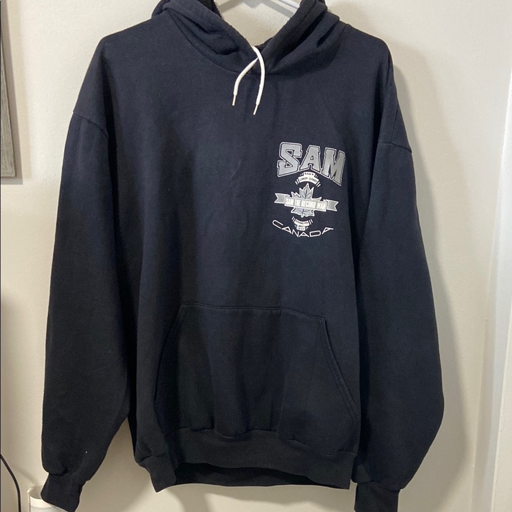 SAM the Record Man Vintage Hoodie Large